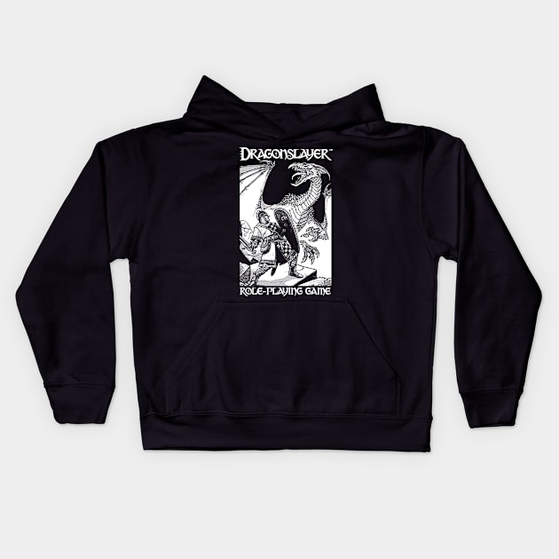 Dragonslayer Official Shirt Kids Hoodie by Owlbear Fur Company